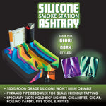 Silicone Pyramid Multi-Colored Ashtray - 8 Per Retail Ready Display 21757B SMOKEZILLA