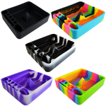 Silicone Pyramid Multi-Colored Ashtray - 8 Per Retail Ready Display 21757B SMOKEZILLA