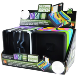Silicone Pyramid Multi-Colored Ashtray - 8 Per Retail Ready Display 21757B SMOKEZILLA