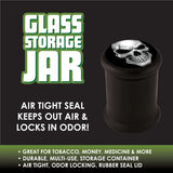 Smell Proof Glass Storage Container - 6 Pieces Per Retail Ready Display 21761 SMOKEZILLA