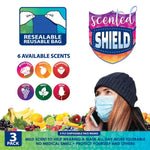 Scented Disp Mask 3 Pack 24 Pieces Per Retail Ready Display 21793 KIPP BROTHERS