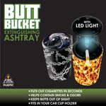 Full Print Butt Bucket Ashtray with LED Light - 6 Per Retail Ready Display SMOKEZILLA