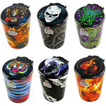 Full Print Butt Bucket Ashtray with LED Light - 6 Per Retail Ready Display SMOKEZILLA