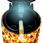Full Print Butt Bucket Ashtray with LED Light - 6 Per Retail Ready Display SMOKEZILLA