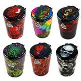 Full Print Butt Bucket Ashtray with LED Light - 6 Per Retail Ready Display 21805 SMOKEZILLA