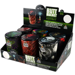 Full Print Butt Bucket Ashtray with LED Light - 6 Per Retail Ready Display 21805 SMOKEZILLA