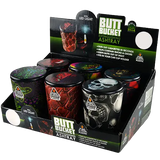 Full Print Butt Bucket Ashtray with LED Light - 6 Per Retail Ready Display 21805 SMOKEZILLA