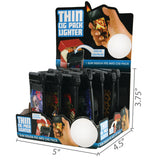 Cigarette Pack Thin Lighter - 16 Pieces Per Retail Ready Display 21806 NOVELTY INC