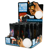 Cigarette Pack Thin Lighter - 16 Pieces Per Retail Ready Display 21806 NOVELTY INC