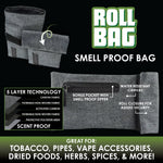 Smell Proof Canvas Roll Bag - 6 Pieces Per Retail Ready Display 21829 SMOKEZILLA