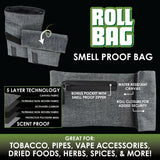 Smell Proof Canvas Roll Bag - 6 Pieces Per Retail Ready Display 21829 SMOKEZILLA