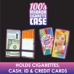 100s Cigarette Case with Mirror - 8 Pieces Per Retail Ready Display 21871 SMOKEZILLA