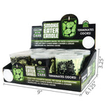 Glow in The Dark Smoke Eater Candle - 6 Pieces Per Retail Ready Display 21873 SMOKEZILLA