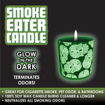Glow in The Dark Smoke Eater Candle - 6 Pieces Per Retail Ready Display 21873 SMOKEZILLA