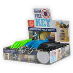 Plastic Germ Free Key Ring 24 Pieces Per Retail Ready Display 21875 NOVELTY INC