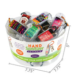 Hand Sanitizer Keychain with Carabiner- Pieces Per Retail Ready Display 21877 NOVELTY INC