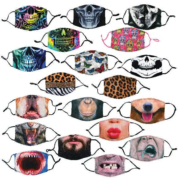 Printed Face Covering 24 Pieces Per Retail Ready Display 21889 KIPP BROTHERS