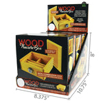 Large Wood Locking Storage Box - 3 Pieces Per Retail Ready Display 21910 SMOKEZILLA