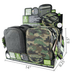 Smell Proof Canvas Lock Bag with Tool Organizer - 4 Pieces Per Retail Ready Display 21912 SMOKEZILLA