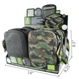 Smell Proof Canvas Lock Bag with Tool Organizer - 4 Pieces Per Retail Ready Display 21912 SMOKEZILLA