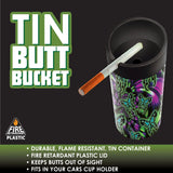 Metal Butt Bucket Ashtray - 12 Per Retail Ready Display 21916 SMOKEZILLA