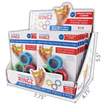Fidget Magnetic Ring 3 Pack Set - 12 Pieces Per Retail Ready Display 21919 KIPP BROTHERS