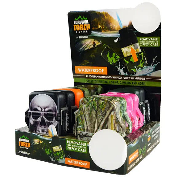 Survival Torch Lighter - 12 Pieces Per Retail Ready Display 21932 SMOKEZILLA
