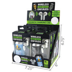 Wireless Earbuds with Printed Charging Can - 6 Pieces Per Retail Ready Display 21939 GADGET GEAR