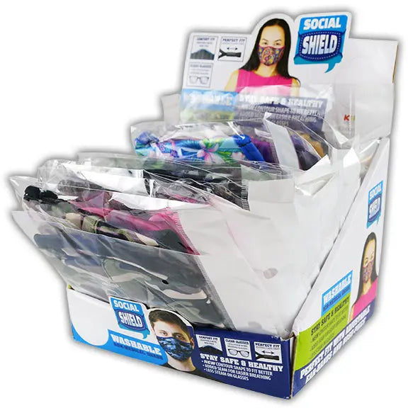 Contour Adult Face Cover 24 Pieces Per Retail Ready Display 21940 KIPP BROTHERS