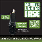 Metal Grinder Lighter Case - 6 Pieces Per Retail Ready Display 21943 SMOKEZILLA