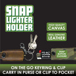 Canvas and Leather Case Key Chain Assortment - 12 Pieces Per Retail Ready Display 21962 SMOKEZILLA