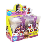 Childrens Face Mask and Hair Tie 24 Pieces Per Retail Ready Display 22022 NOVELTY INC
