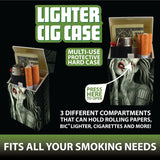 Cigarette Case with Lighter Compartment - 8 Pieces Per Retail Ready Display 22032 SMOKEZILLA