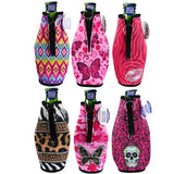 Neoprene Rhinestone Bottle Suit Cooler - 6 Per Retail Ready Display 22033 POLAR GEAR