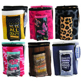 Neoprene Can and Bottle Cooler with Cigarette Pouch - 6 Pieces Per Retail Ready 22035 POLAR GEAR