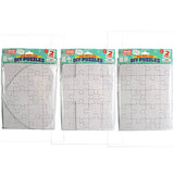 DIY Blank Puzzle 2 Pack Set - 12 Pieces Per Retail Ready Display 22039 KIPP BROTHERS