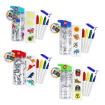 DIY Water Bottle with Stickers and Markers - 12 Pieces Per Retail Ready Display 22044 KIPP BROTHERS