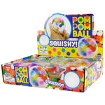 Squish and Squeeze Pom Pom Water Ball - 12 Pieces Per Retail Ready Display 22054 KIPP BROTHERS