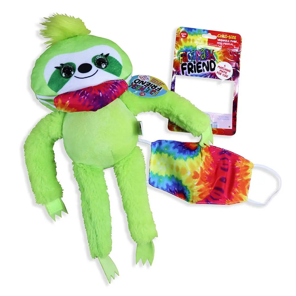 Plush Long Arm Sloth W/Mask 12 Pieces Per Retail Ready Display 22055 KIPP BROTHERS