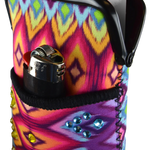 Neoprene Cigarette Pouch with Pocket - 8 Pieces Per Retail Ready Display 22057 SMOKEZILLA