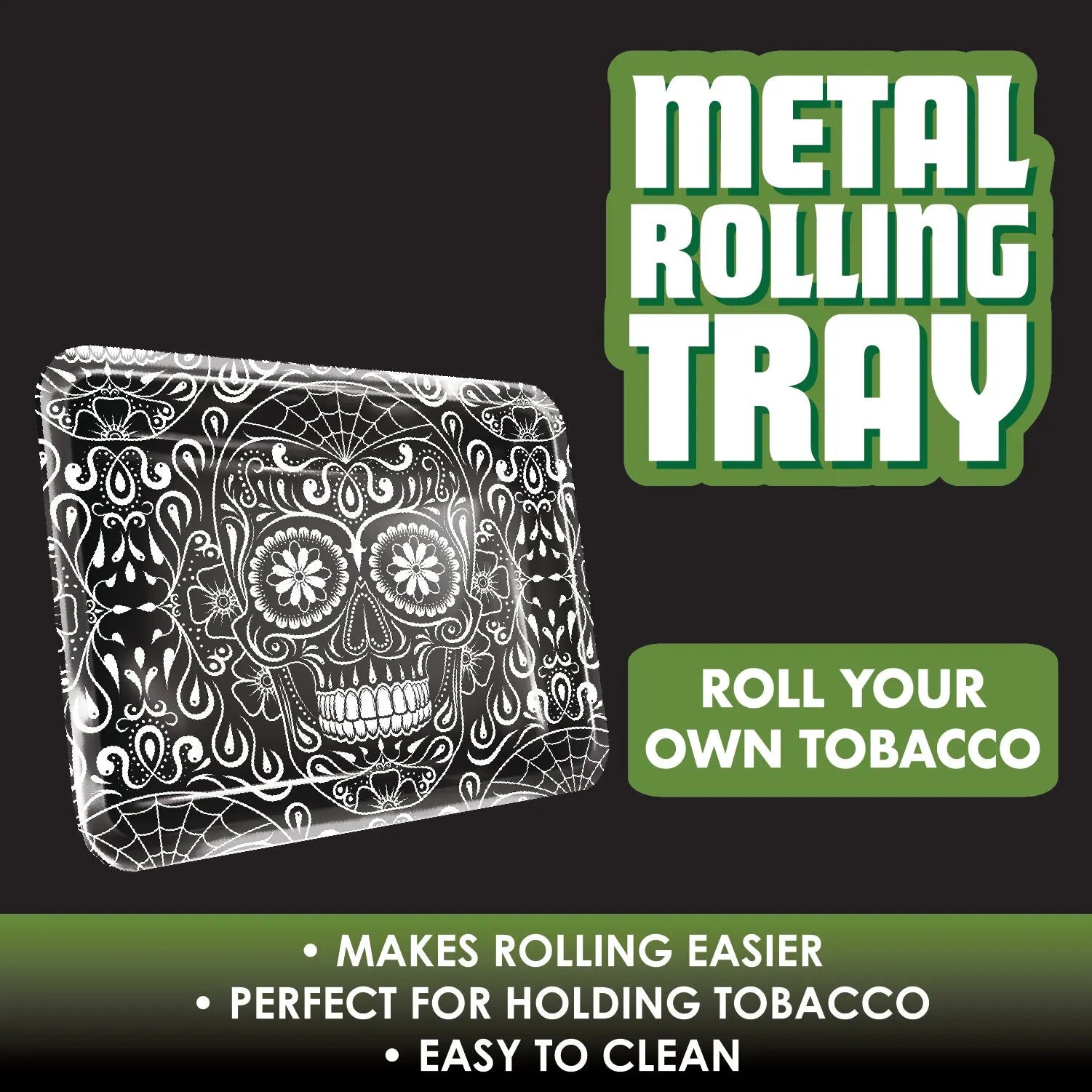 Metal Roll Tray - 6 Pieces Per Retail Ready Display 22058 SMOKEZILLA