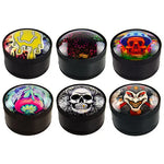 Metal 3 Piece Grinder with Dome Lid - 6 Pieces Per Retail Ready Display 22062 SMOKEZILLA
