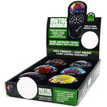 Metal 3 Piece Grinder with Dome Lid - 6 Pieces Per Retail Ready Display 22062 SMOKEZILLA