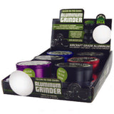 Metal Glow in The Dark 4 Piece Grinder 63Mm - 6 Pieces Per Retail Ready Display 22063 SMOKEZILLA