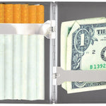 Metal Cigarette Case with Hinged Lid - 8 Pieces Per Retail Ready Display 22076 SMOKEZILLA