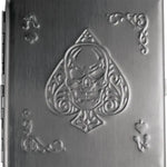 Metal Cigarette Case with Hinged Lid - 8 Pieces Per Retail Ready Display 22076 SMOKEZILLA