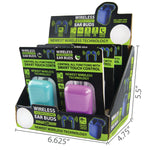 Wireless Earbuds with Case - 6 Pieces Per Retail Ready Display 22114 GADGET GEAR