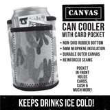 Neoprene Can and Bottle Cooler with Card Pocket - 6 Pieces Per Retail Ready 22124 POLAR GEAR