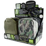 Smell Proof Canvas Lock Bag with Tool Organizer - 4 Pieces Per Retail Ready Display 22152 SMOKEZILLA