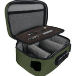 Smell Proof Canvas Lock Bag with Tool Organizer - 4 Pieces Per Retail Ready Display 22153 SMOKEZILLA